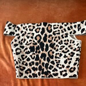 Leopard Print Women's Top